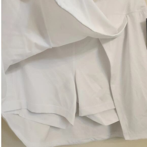 Ideology Womens Side Slit Skort Tennis Activewear White XS Workout Gym Pull-on - Picture 5 of 5